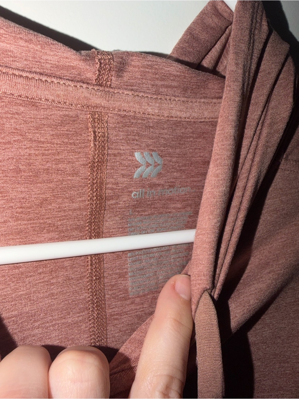 all in motion Mauve Rose Hooded Pullover - Picture 3 of 3